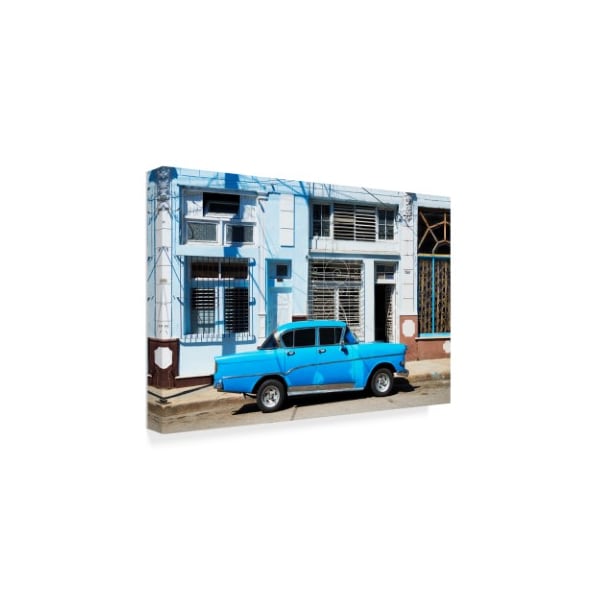 Philippe Hugonnard 'Blue Car' Canvas Art,12x19